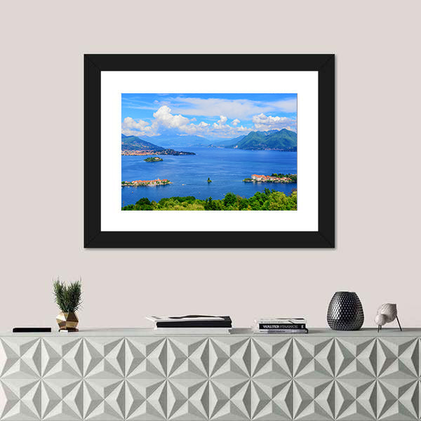 Lago Maggiore Lake In Italy Canvas Wall Art