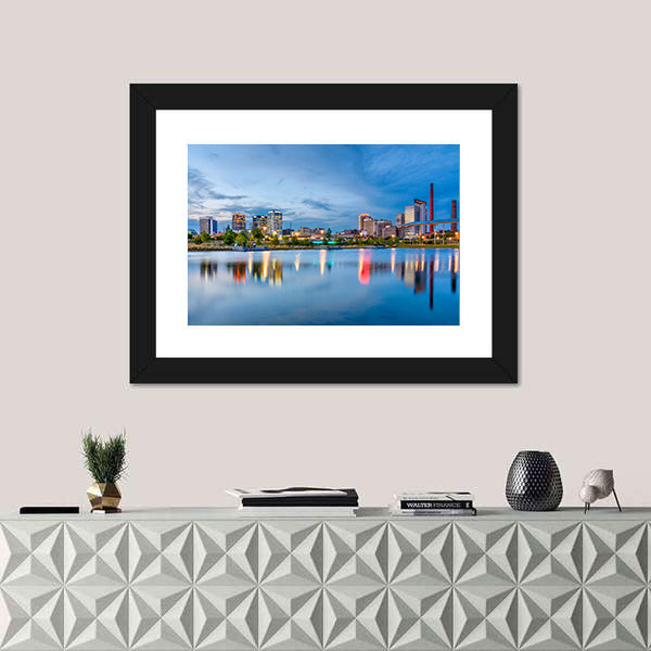 Birmingham Downtown Skyline Canvas Wall Art