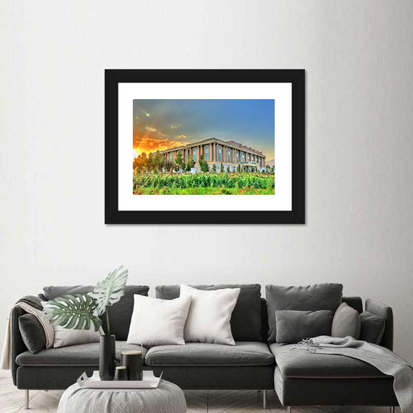 National Museum Of Tajikistan In Dushanbe Canvas Wall Art