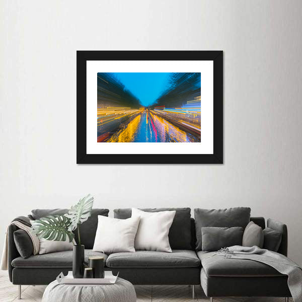 Urban Night Travels Canvas Wall Art
