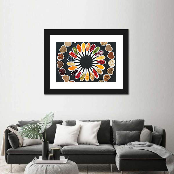 Food For A Healthy Heart Canvas Wall Art