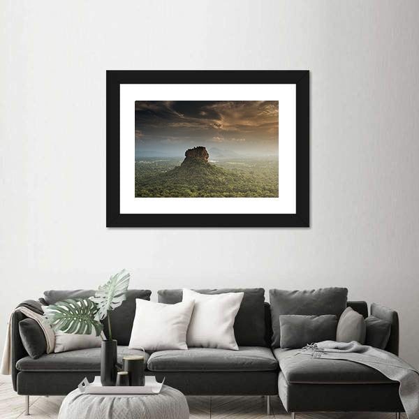 Sigiriya Lion Rock Fortress Canvas Wall Art