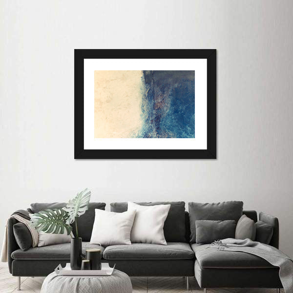 Sea And Beach Abstract Canvas Wall Art