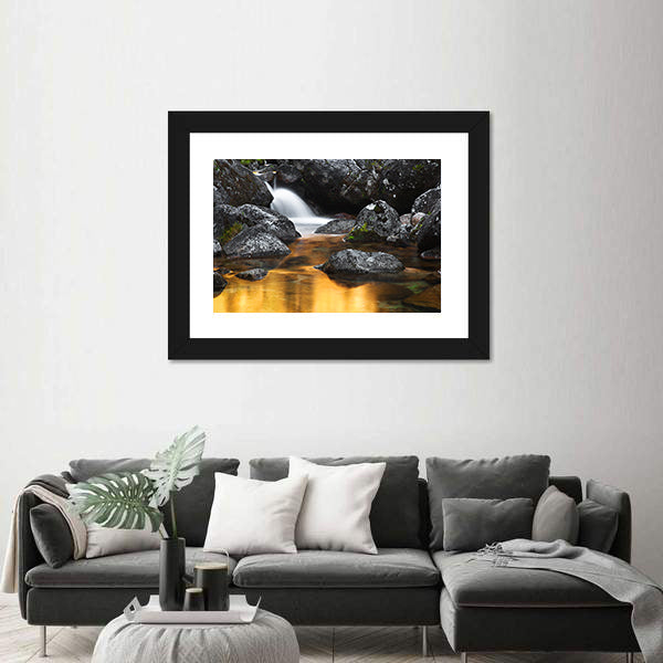 The Macieira River In Peneda Geres National Park Portugal Canvas Wall Art