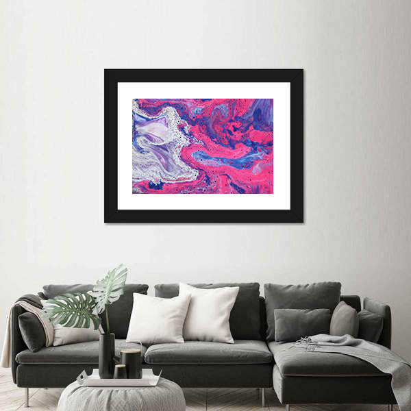 Acrylic Marble Texture Canvas Wall Art