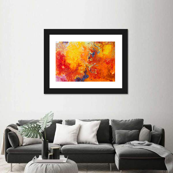 Bright Artistic Texture Canvas Wall Art