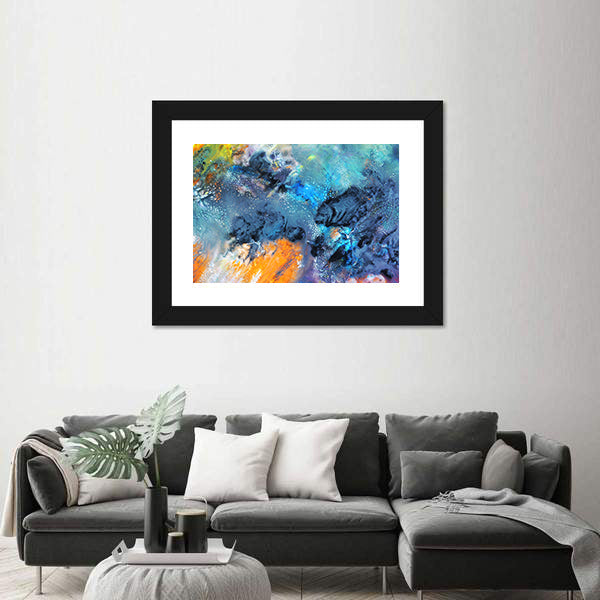 Icy Bright Texture Canvas Wall Art