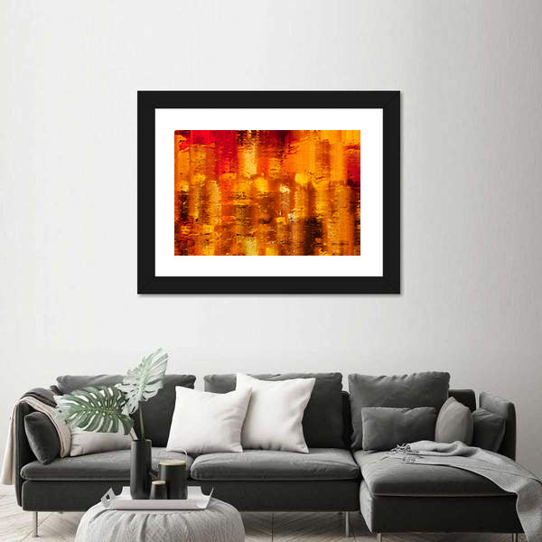 Shining Brushstrokes Canvas Wall Art