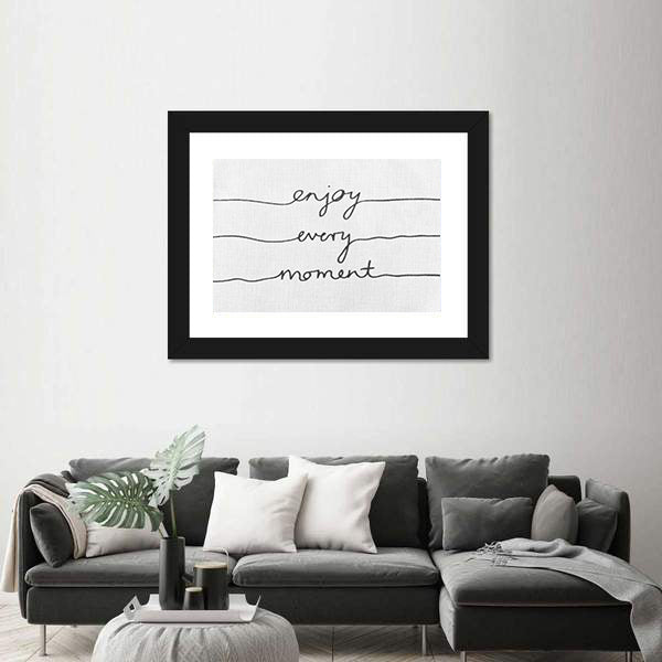 Quote For Positive Thinking Canvas Wall Art