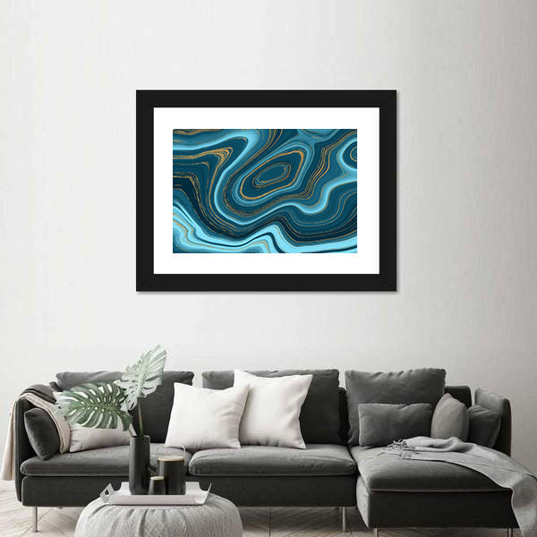 Liquid Marble Texture Canvas Wall Art