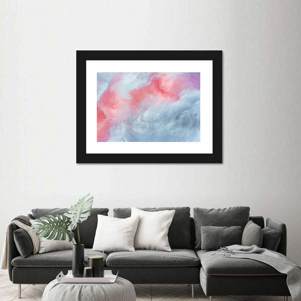 Cotton Candy Artwork Canvas Wall Art