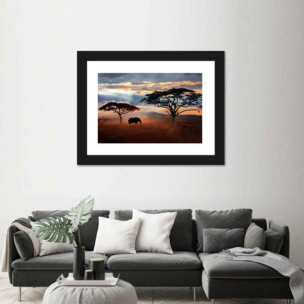 Wildlife Of Tanzania Canvas Wall Art