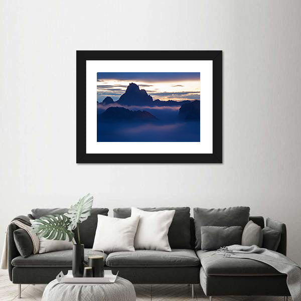 Dolomites Alps In Italy Canvas Wall Art