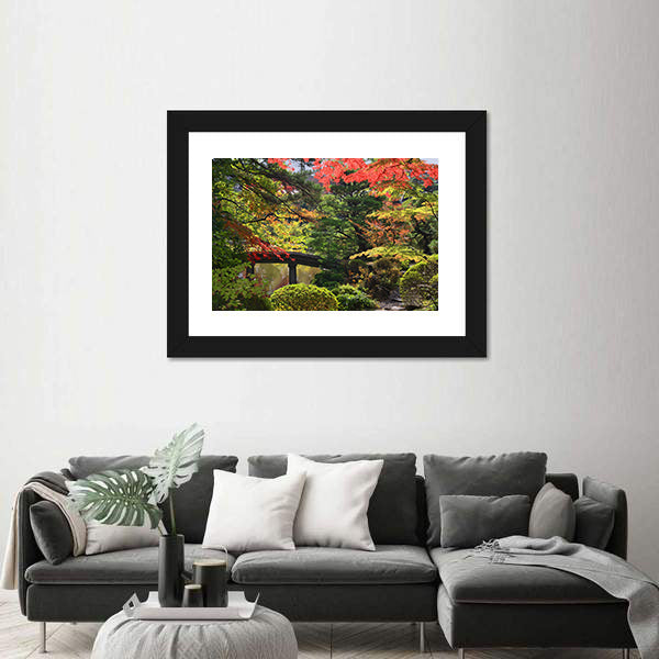 Rinoji Temple Garden Canvas Wall Art