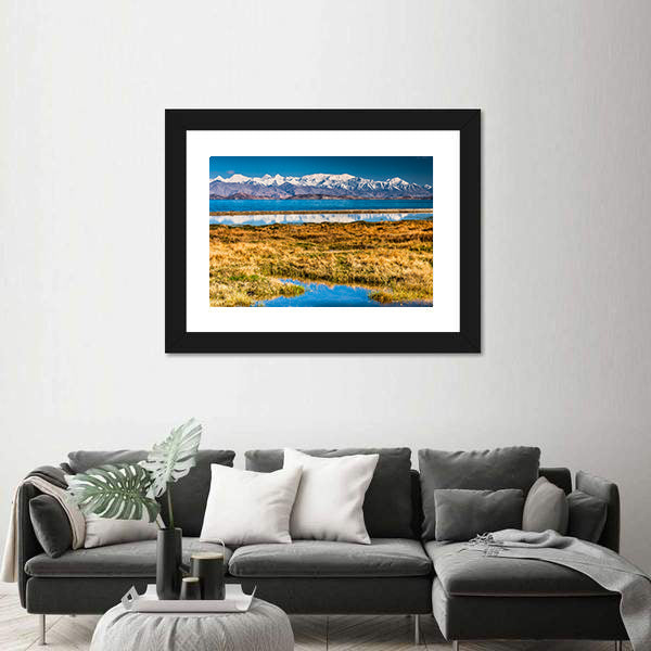 Karakul Lake In Pamir In Tajikistan Canvas Wall Art