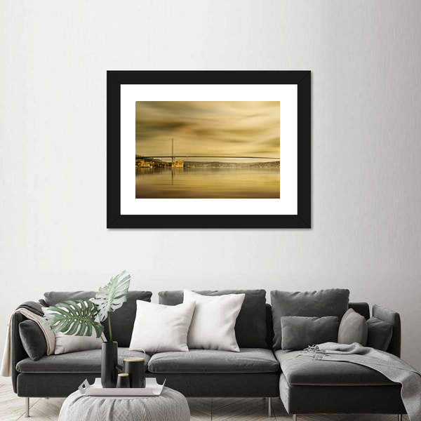 Bosphorus Bridge In Istanbul Canvas Wall Art