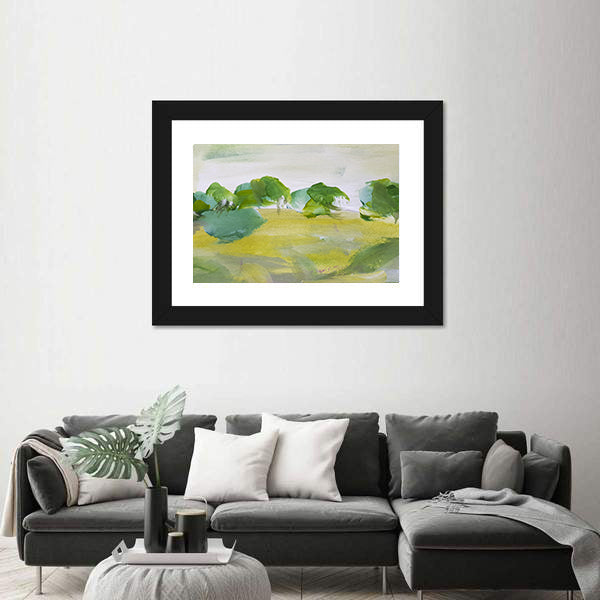 Summer Oil Painting Artwork Canvas Wall Art