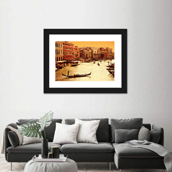 Canal Grande in Venice Canvas Wall Art