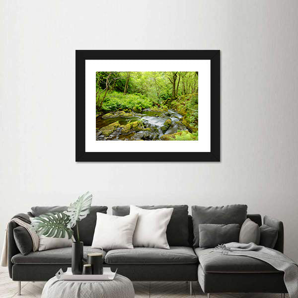 Dolgoch Falls In Wales UK Canvas Wall Art