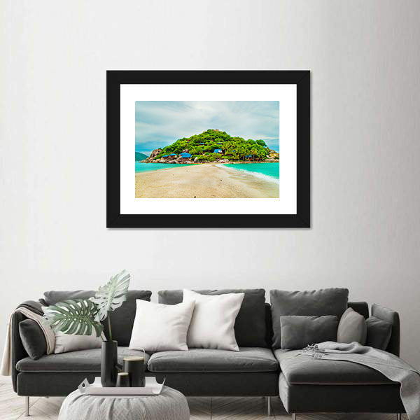 Tropical Island Beach in Thailand Canvas Wall Art