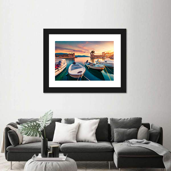 Gulf Of Corinth In Greece Canvas Wall Art