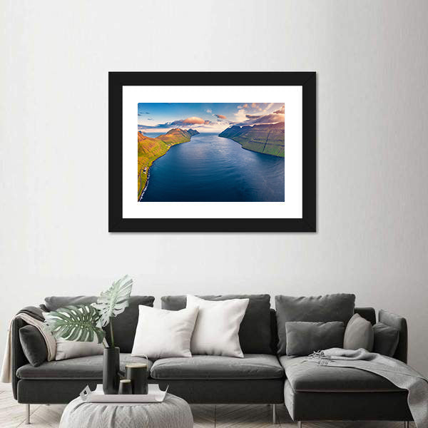 Kalsoy Island In Denmark Canvas Wall Art