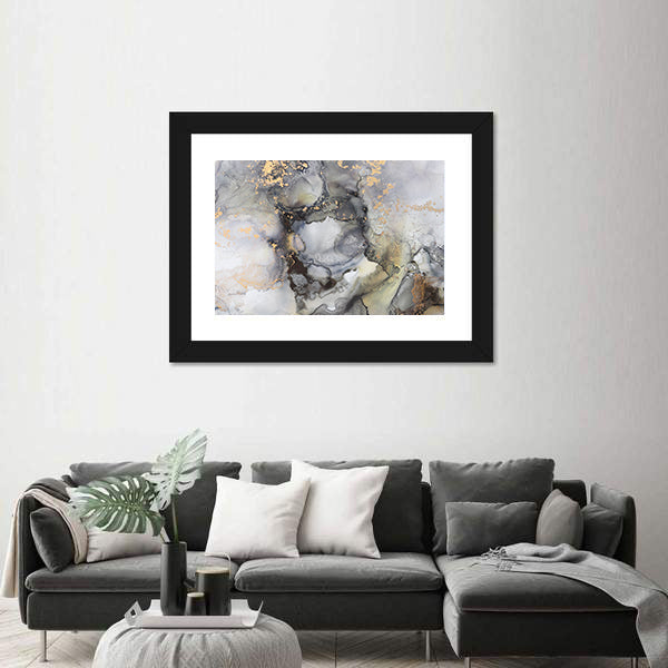 Alcohol Fluid Artwork Canvas Wall Art