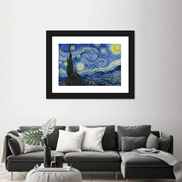 Vincent Van Gogh Starry Night 1889 Canvas Wall Art