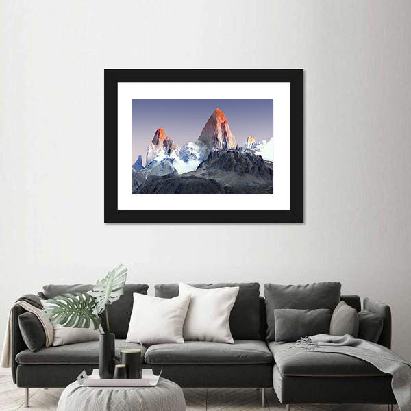 Mount Fitz Roy In Patagonia Canvas Wall Art