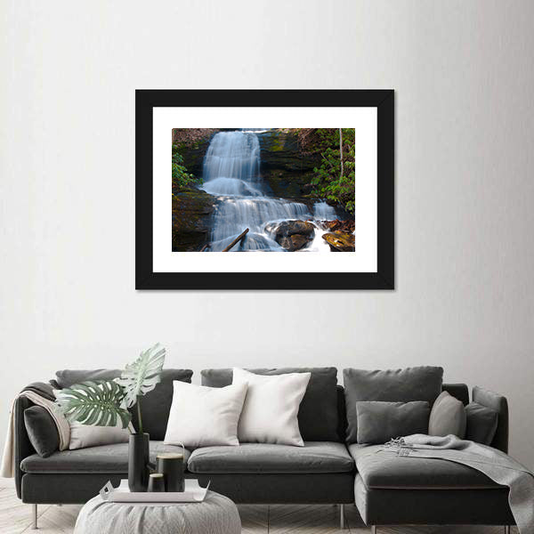 Desoto Falls, Georgia Canvas Wall Art
