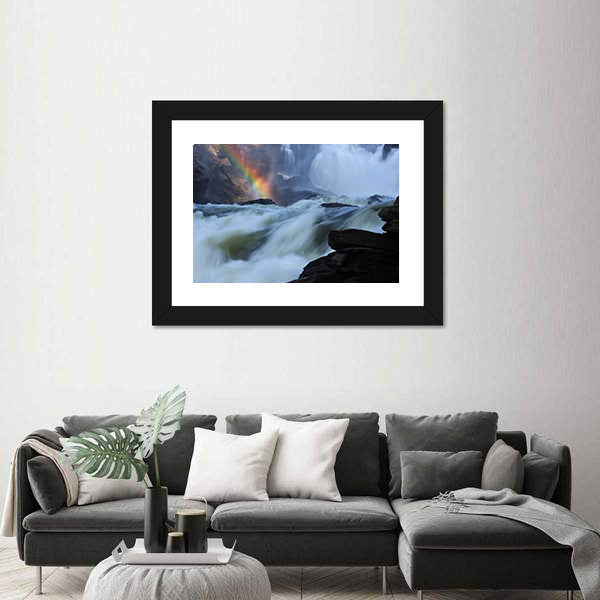Rainbow River Canvas Wall Art