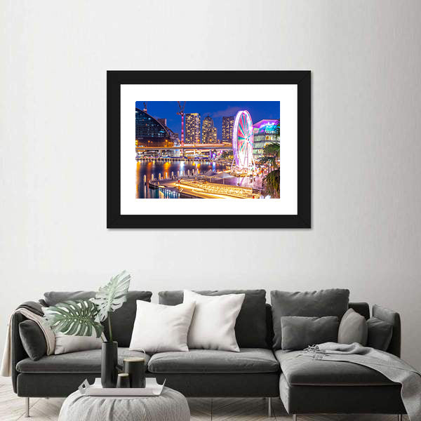 Sydney Harbour Skyline Canvas Wall Art