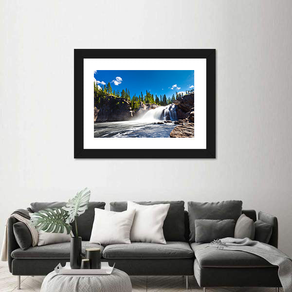 Scenic Waterfall Canvas Wall Art