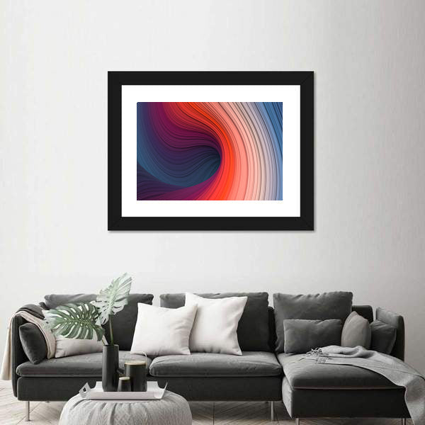 Minimalist Wave Design Canvas Wall Art
