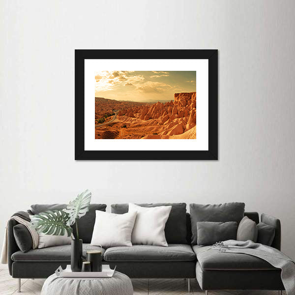 Amazing Stone Formations In Cappadocia Canvas Wall Art