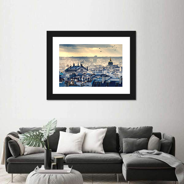 Paris Cityscape Canvas Wall Art