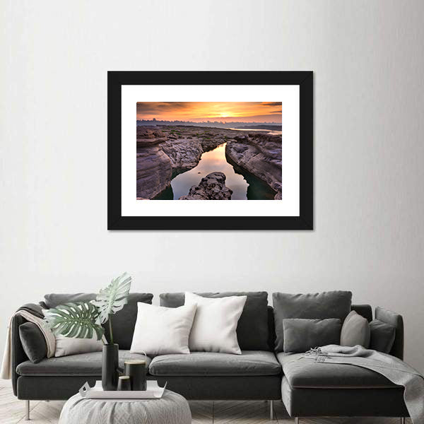 Sunrise At Thailand Grand Canyon Canvas Wall Art