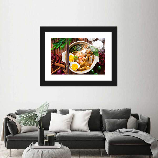 Popular Malaysian Food Canvas Wall Art