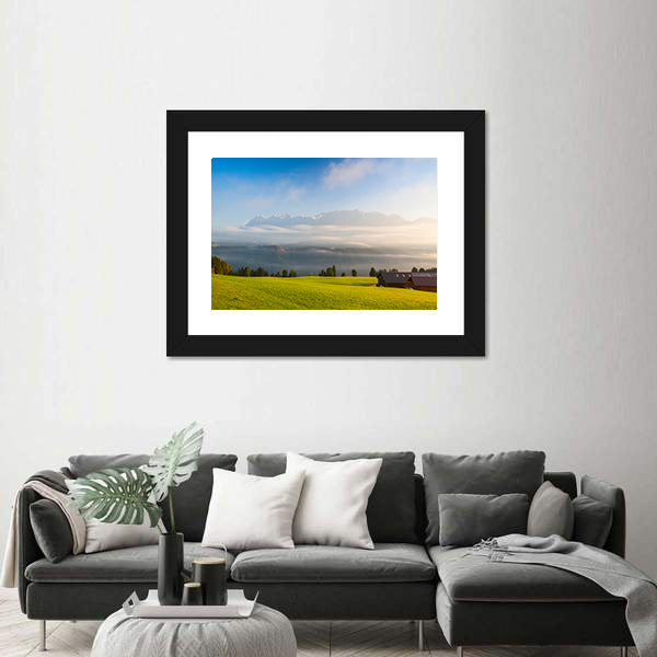Morning On The Mountains Canvas Wall Art