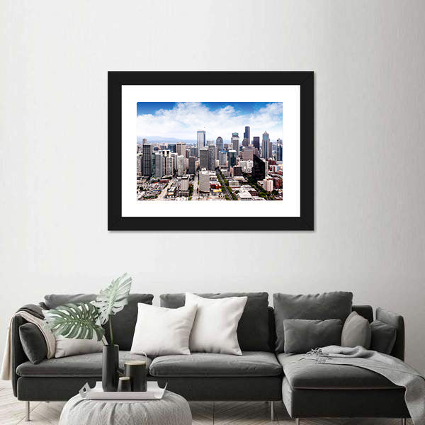 Seattle Cityscape Canvas Wall Art