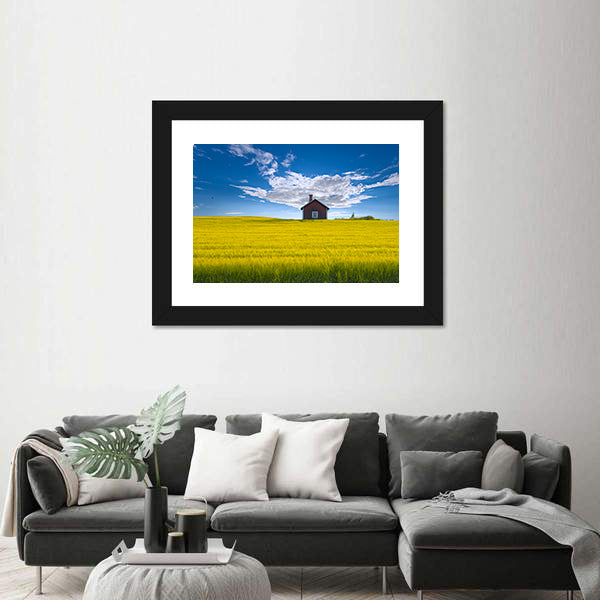 Traditional Swedish Summer House Canvas Wall Art