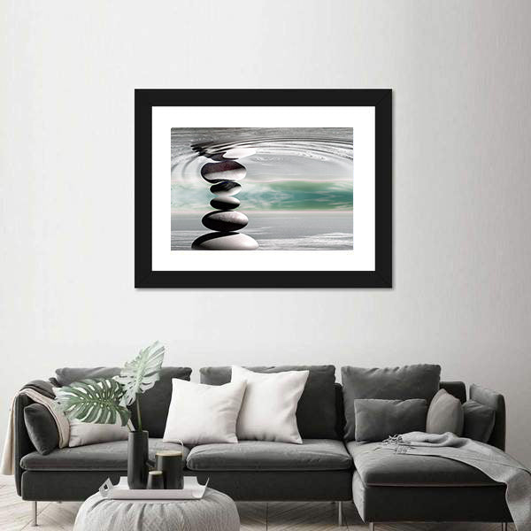 Zen Stones Canvas Wall Art