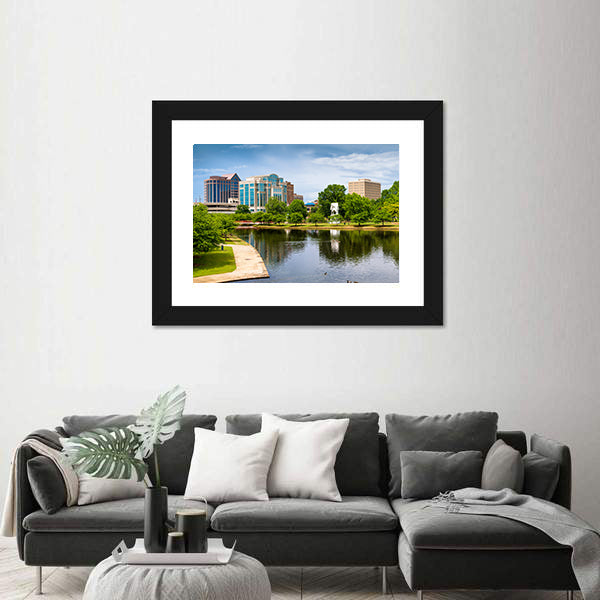 Downtown Huntsville Skyline Canvas Wall Art