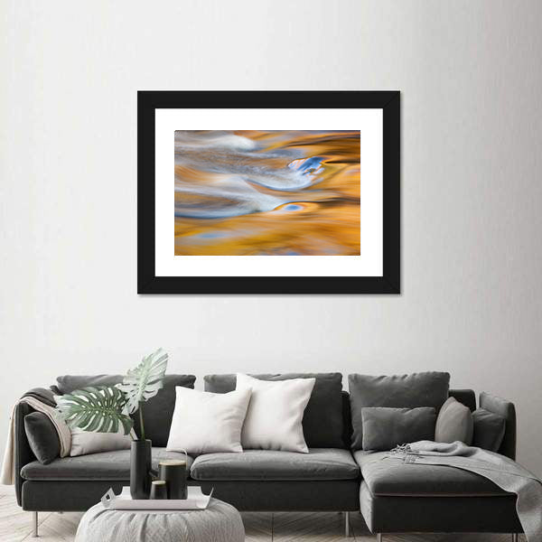 Bond Falls Rapids In USA Canvas Wall Art