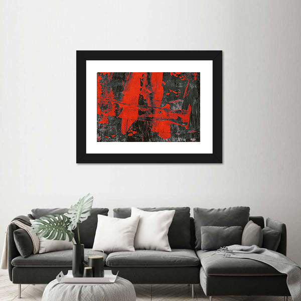 Watercolor Brush Strokes Canvas Wall Art