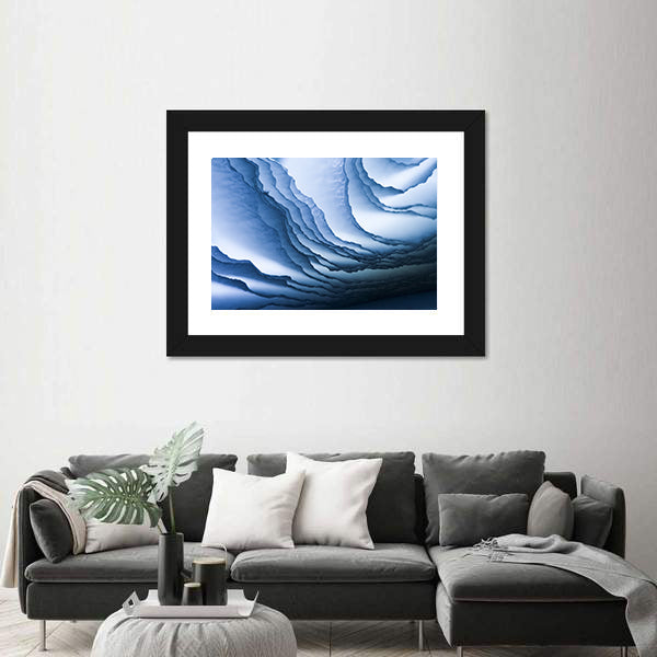 Deep Sea Wave Composition Canvas Wall Art
