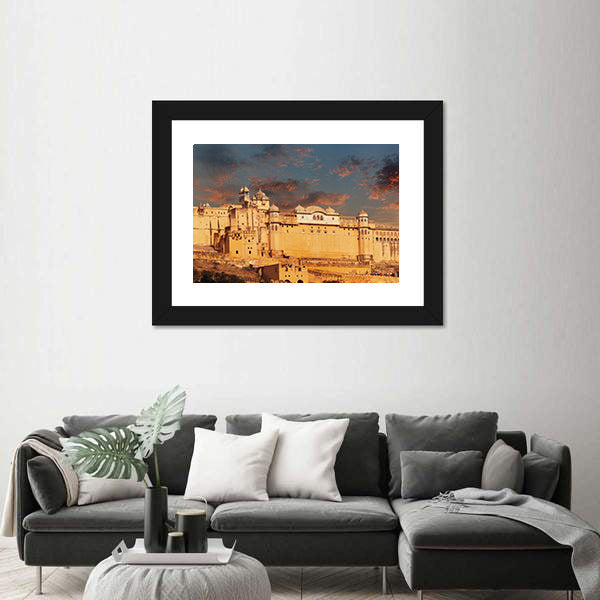 Amber Fort in Jaipur, India Canvas Wall Art