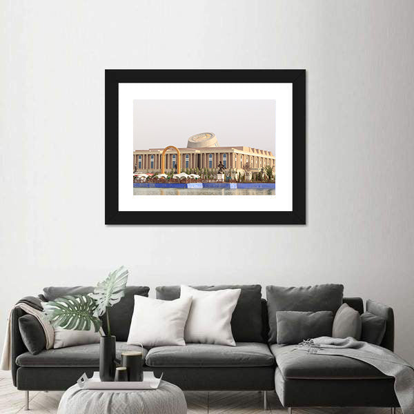 National Museum In Tajikistan Canvas Wall Art