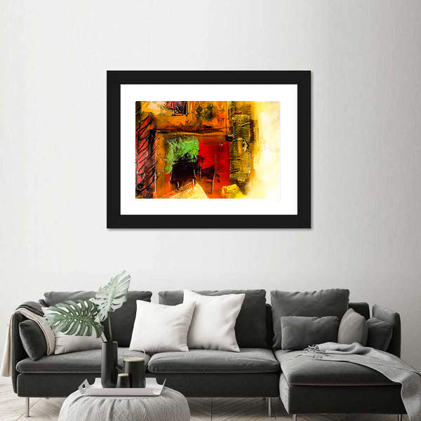 Modern Brushstrokes Abstract Canvas Wall Art