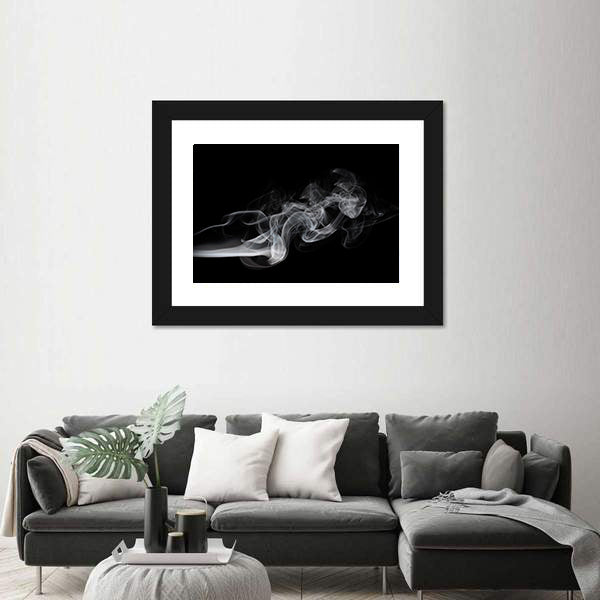 Puff Of Smoke Canvas Wall Art